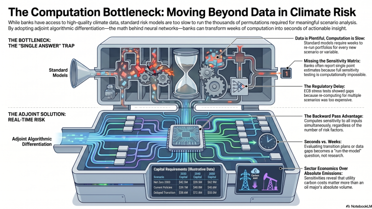 The Computation Bottleneck: Moving Beyond Data in Climate Risk