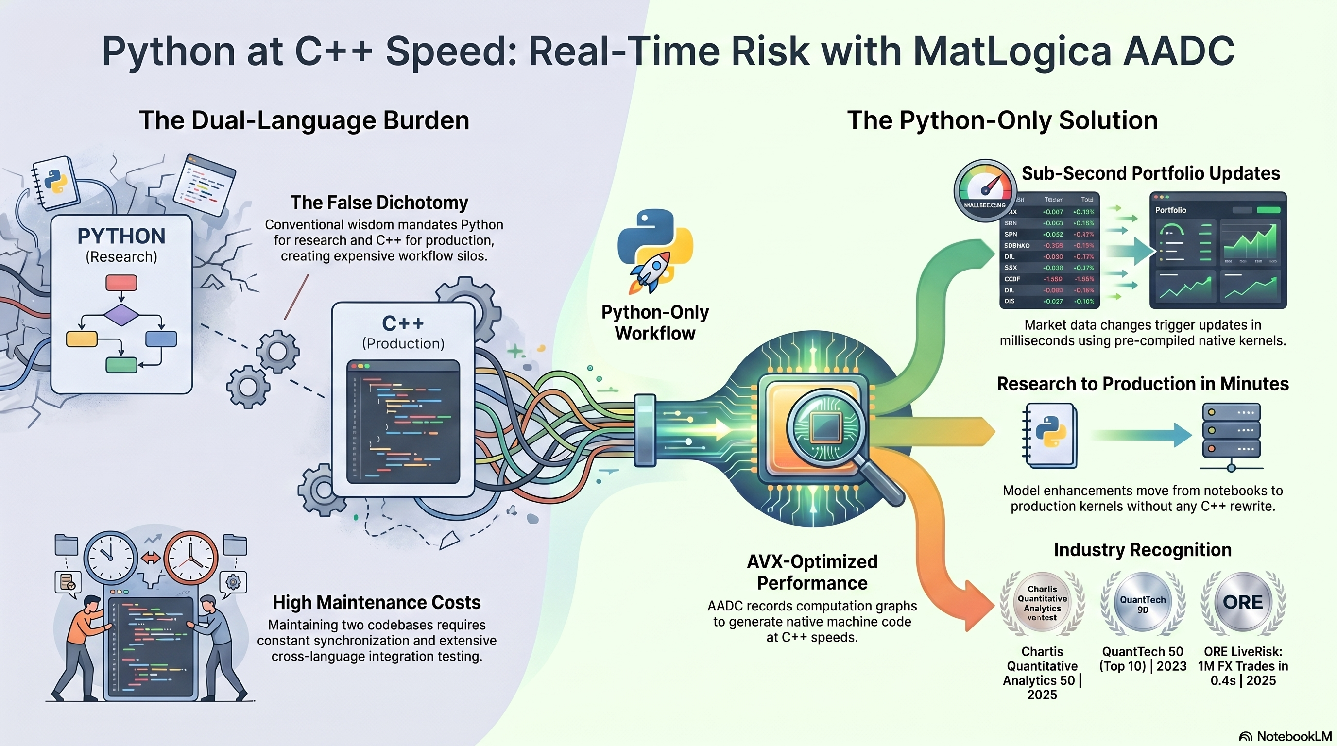 Python at C++ Speed: Real-Time Risk with AADC